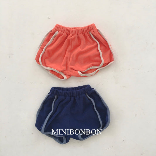 M/Lsize・MINIBONBON タオル配色ショーツ☆即納☆---mn011